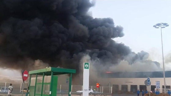 La Guardia Civil pide precaución ante el incendio de Mabe a vecinos y conductores