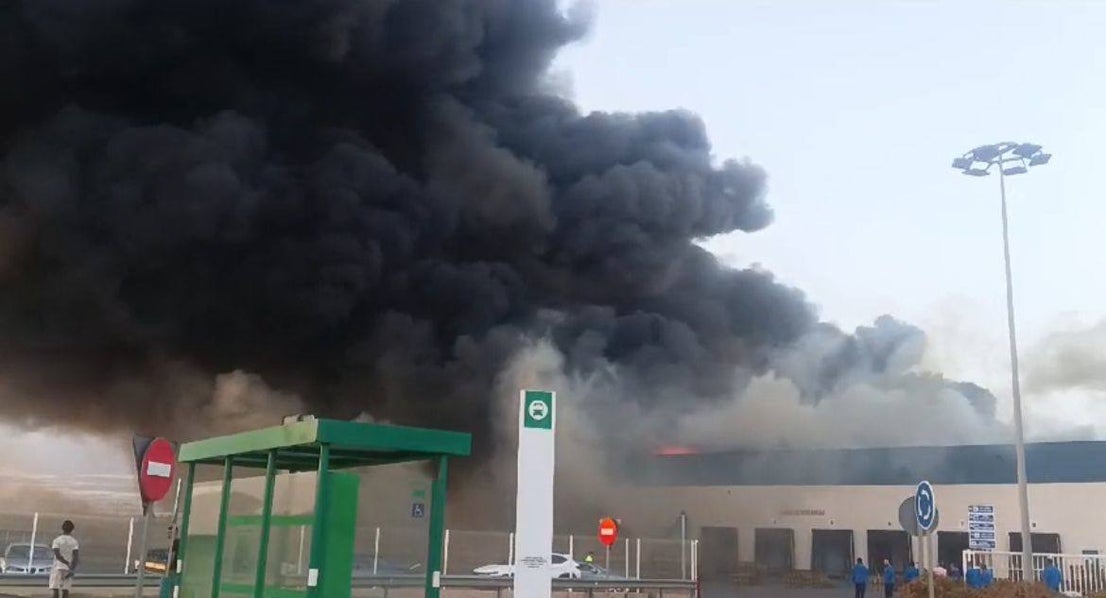 El incendio de Mabe, en imágenes