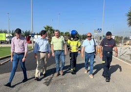 Francisco Góngora ha visitado Mabe esta mañana.