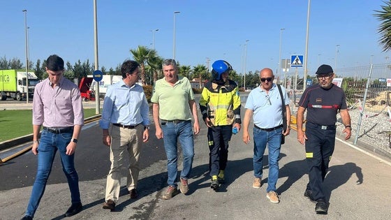 Góngora, sobre el incendio de Mabe: «Es una tragedia, intentaremos paliar este daño cuanto antes»