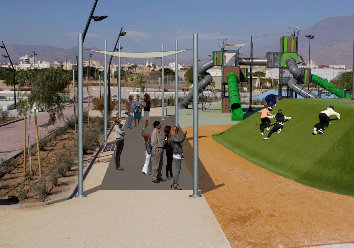 El Parque de San José echa el cierre temporal para incorporar zonas de sombra
