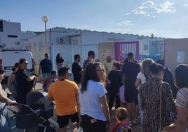 Inicio del colegio el pasado año en el CEIP Bahía de Almerimar.