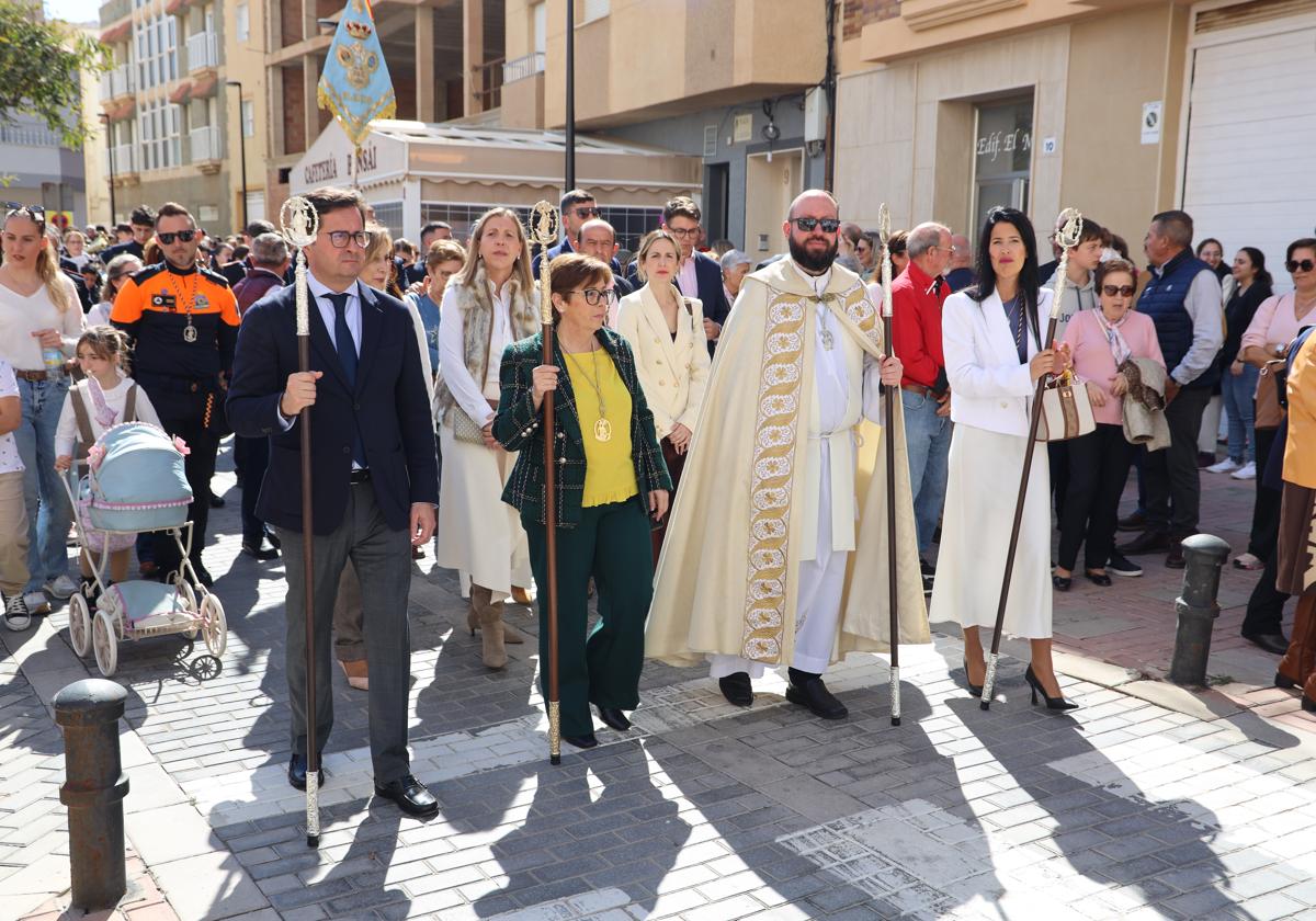 Balerma estrena una nueva ermita en el Paseo Marítimo para venerar a la Virgen del Carmen