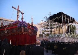 El Santísimo Cristo de la Paz y Nuestra Señora de los Dolores, en procesión