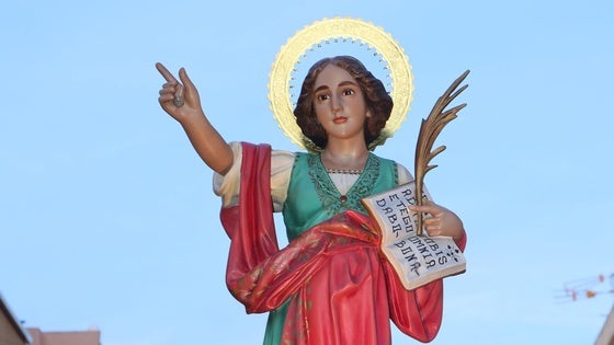 Venta Carmona inicia sus Fiestas en Honor a San Pancracio con música, dulces y procesión