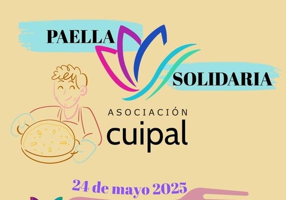 El cartel de CUIPAL que presenta esta actividad solidaria.