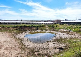 Una de las zonas del municipio ejidense que se vería afectada por las obras de los enlaces de la autovía.