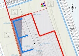 Plano de las actuaciones que se llevarán en el camposanto ejidense.