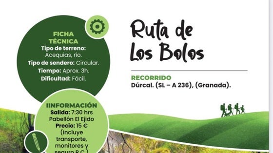 El IMD abre la inscripción para participar en el sendero de la Ruta de los Bolos