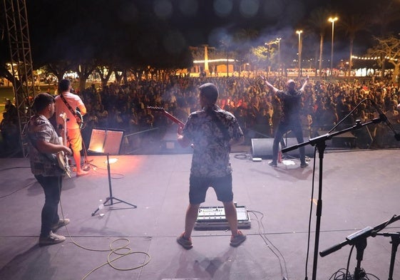 Uno de los conciertos de las pasadas ediciones de San Isidro en El Ejido.