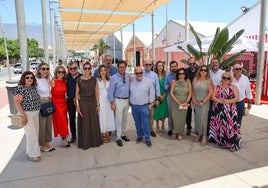 El alcalde de El Ejido inaugura la Feria del Mediodía.