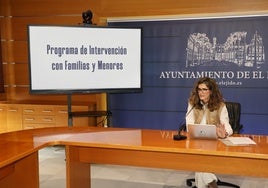 La concejal de Servicios Sociales, Delia Mira.