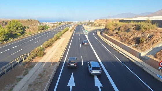 El tráfico vuelve a circular por la A-7 en Balanegra tras reparar los daños producidos por las lluvias en noviembre