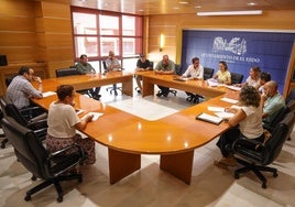 En la reunión estuvo presente el alcalde del municipio ejidense.