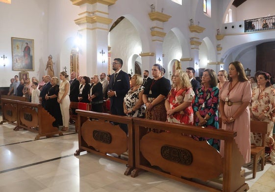 La eucaristía se llevó a cabo en esta parroquia del municipio.