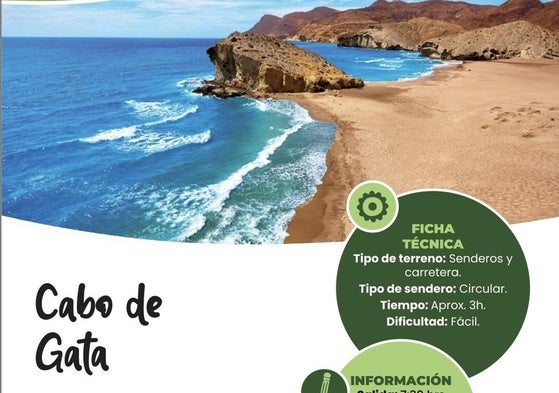 Cartel anunciador de la actividad.