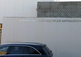 Fachada del Centro de Usos Múltiples de Matagorda, uno de los lugares de la pedanía ejidense.