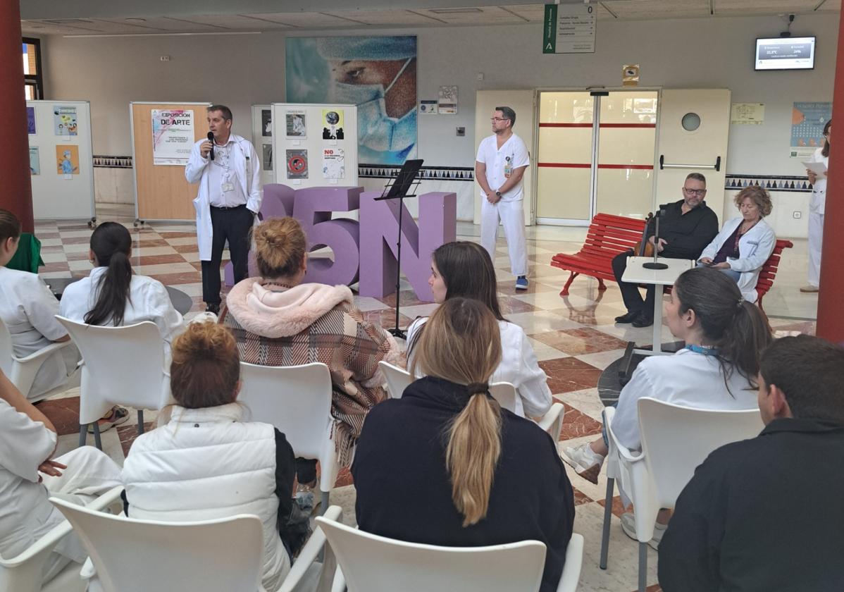 Un momento de la jornada en el Hospital Universitario de Poniente.