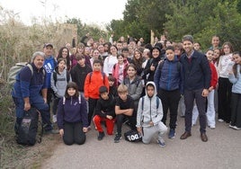 Estudiantes de este centro educativo en una imagen del evento.
