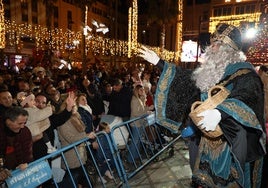 Imagen de archivo de un Rey Mago en el municipio.