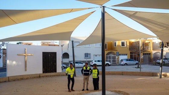 La Plaza Pompeya de Ejido Norte estrena nuevo sistema de sombreado