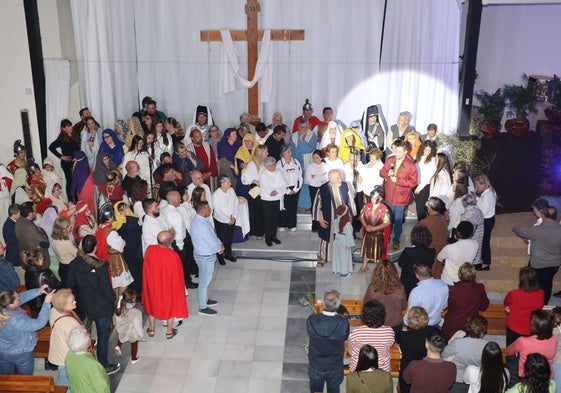 Santa María del Águila comparte su pasión por la Semana Santa con su tradicional Auto Sacramental
