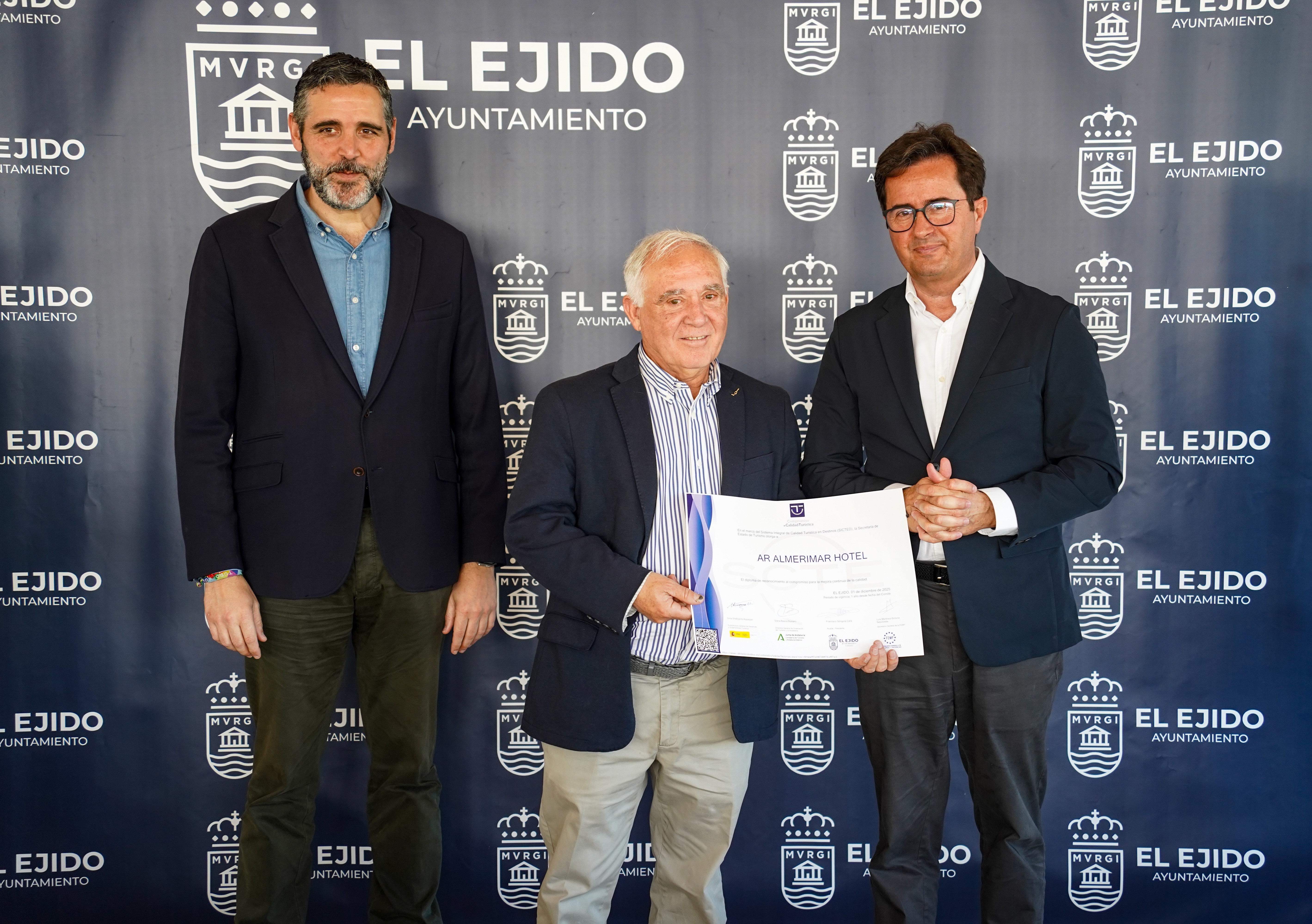El Ejido entrega las distinciones SICTED, en imágenes