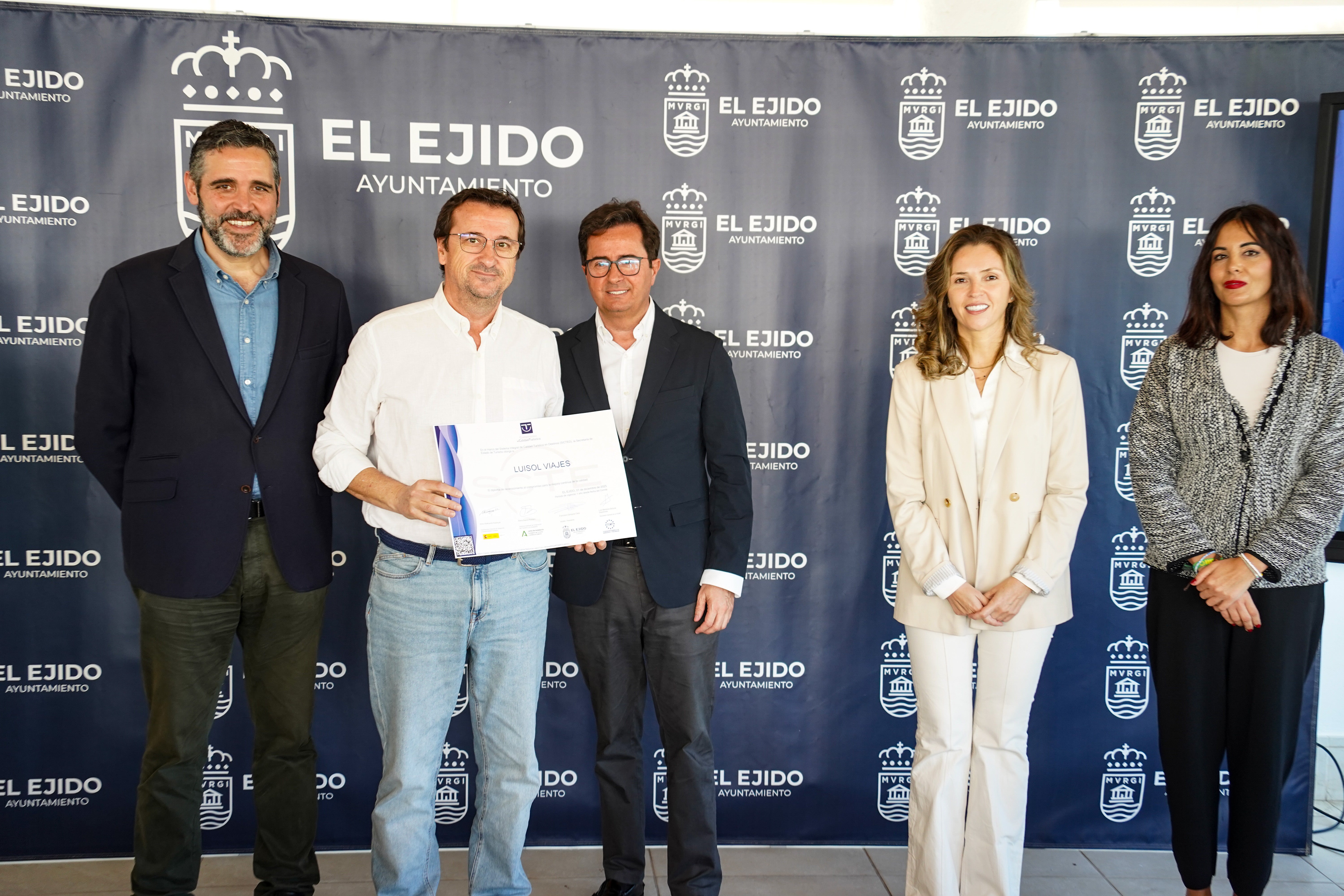 El Ejido entrega las distinciones SICTED, en imágenes