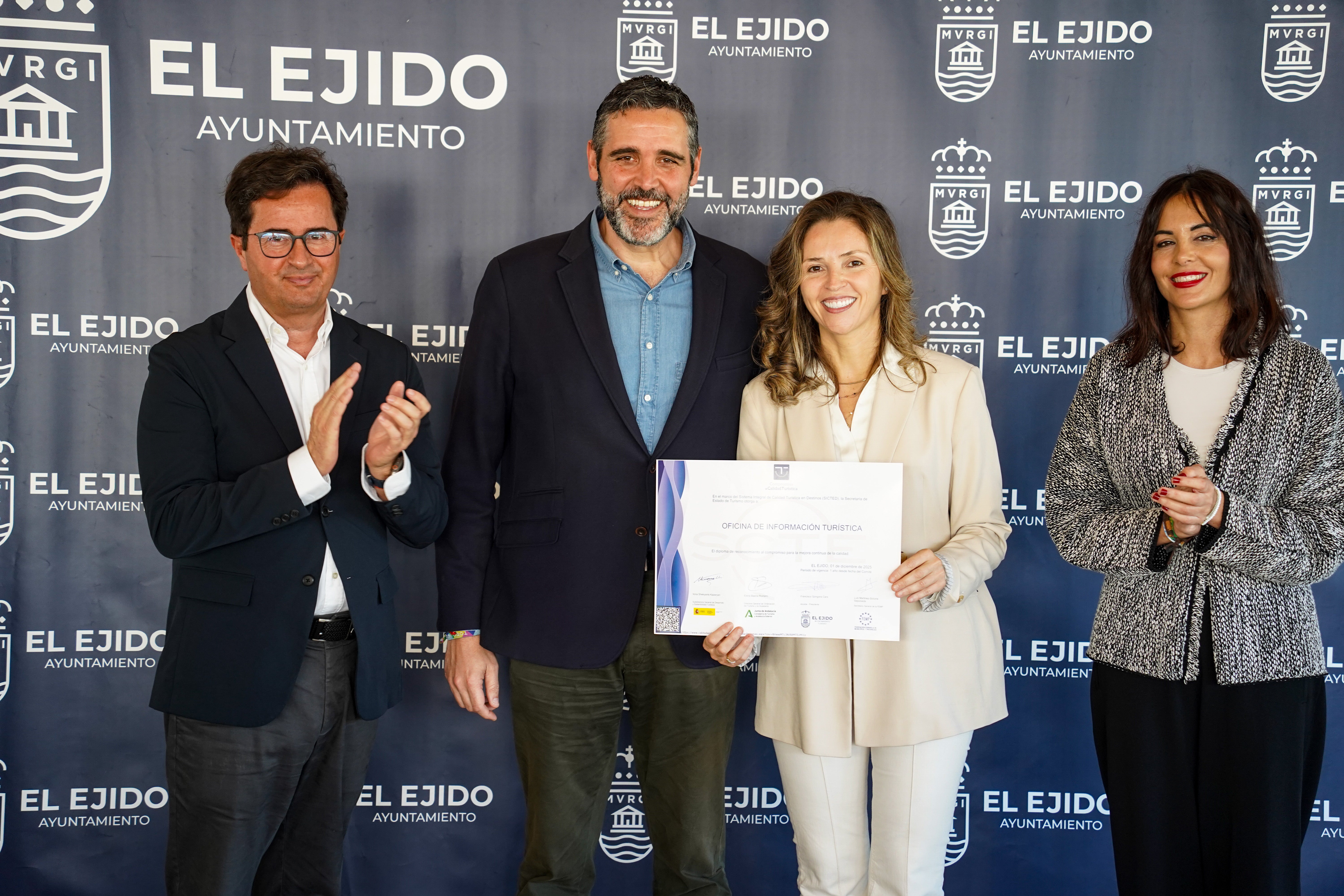 El Ejido entrega las distinciones SICTED, en imágenes