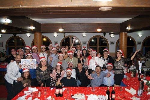 Asorejido lo pasa en grande en su cena de Navidad