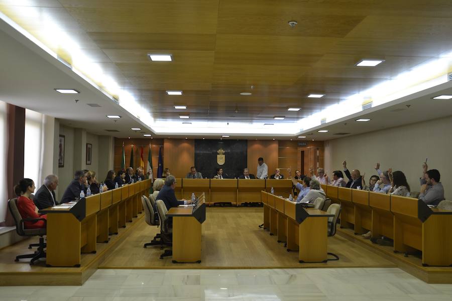 Toda la oposición votó en contra del expediente para la contratación de la gestión del servicio de limpieza y basuras, en el pleno de ayer en El Ejido. 