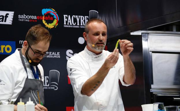 El cocinero Roberto de la Calle, máximo exponente de la cocina con verduras. 