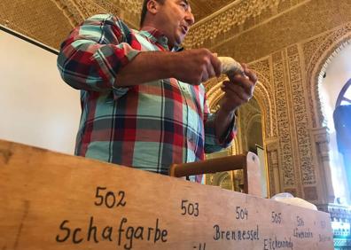 Imagen secundaria 1 - Momentos de la cata y el maletín de compost biodinámicos 