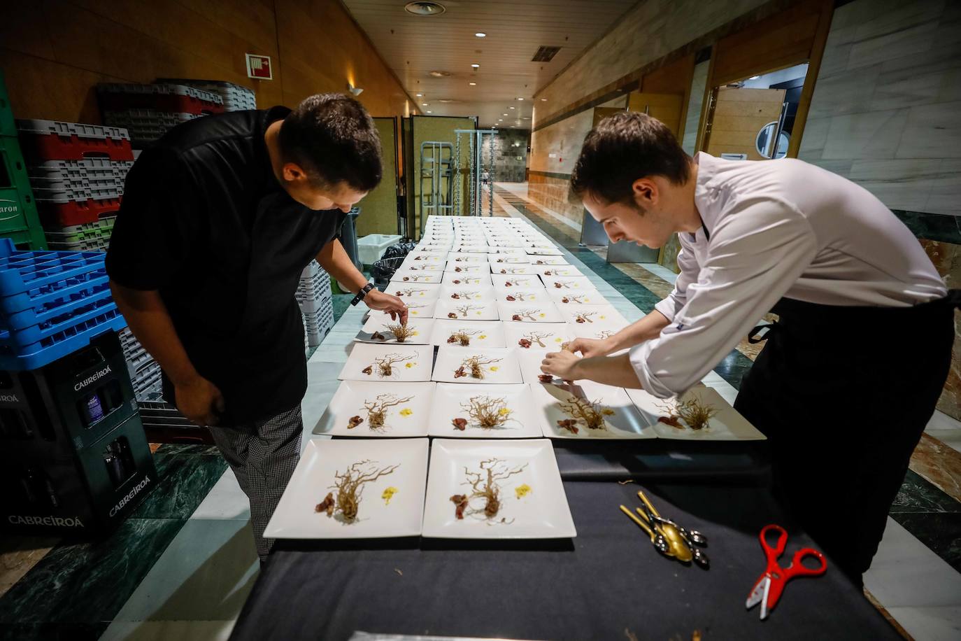 El chef apuesta por los productos del territorio, como muestra de la cocina fluvial