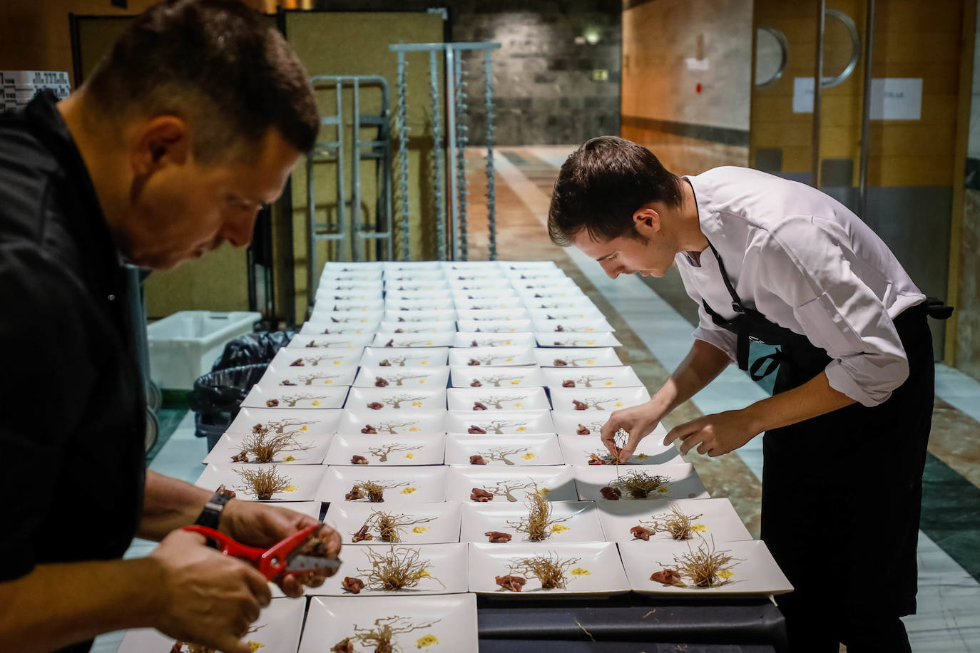 El chef apuesta por los productos del territorio, como muestra de la cocina fluvial