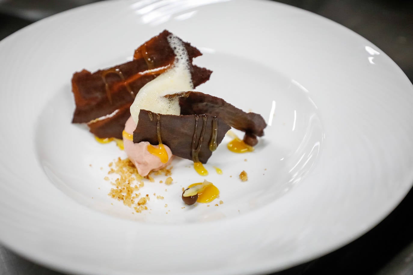 El chef apuesta por los productos del territorio, como muestra de la cocina fluvial