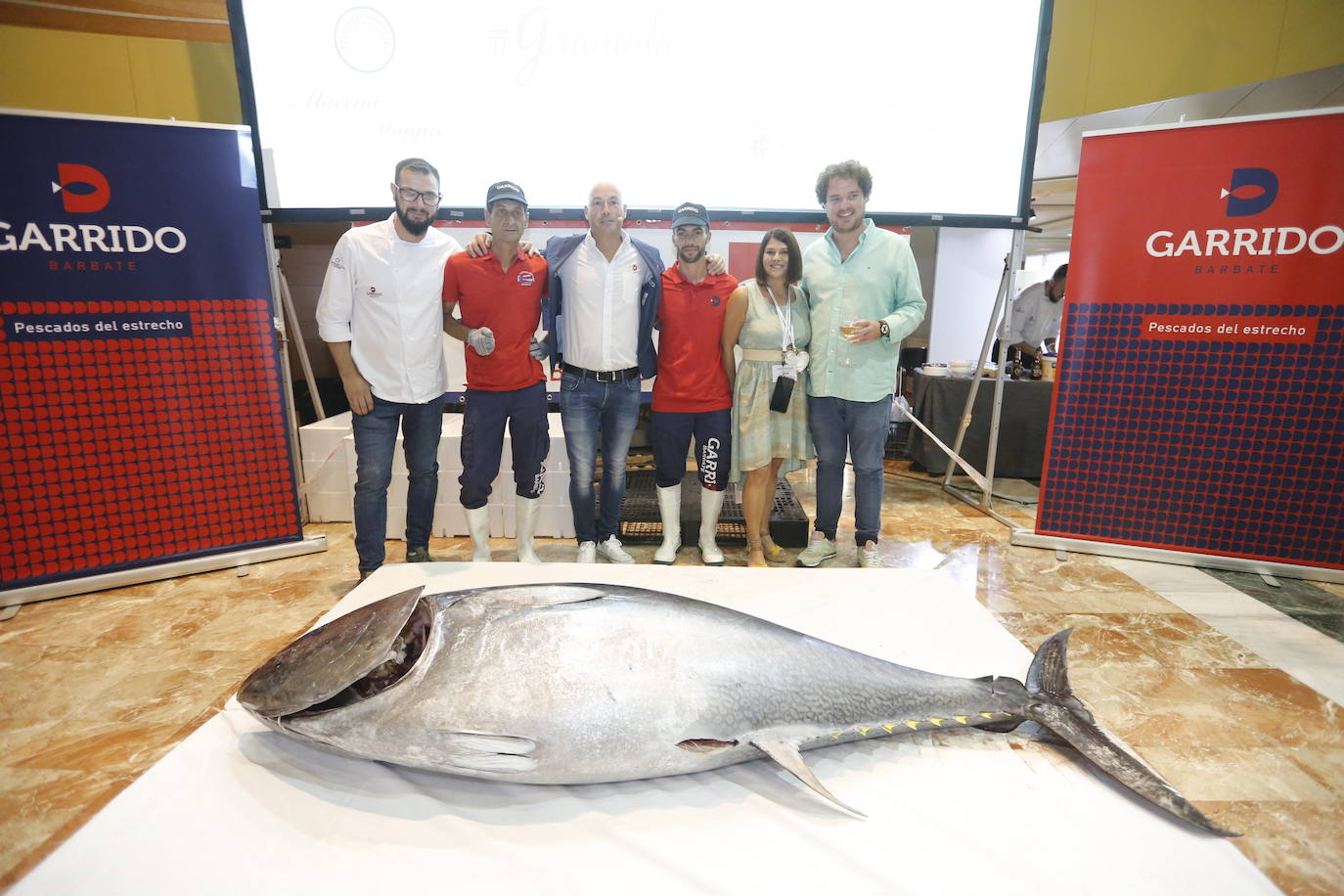 Los asistentes a Granada Gourmet pudieron presenciar un ronqueo en vivo
