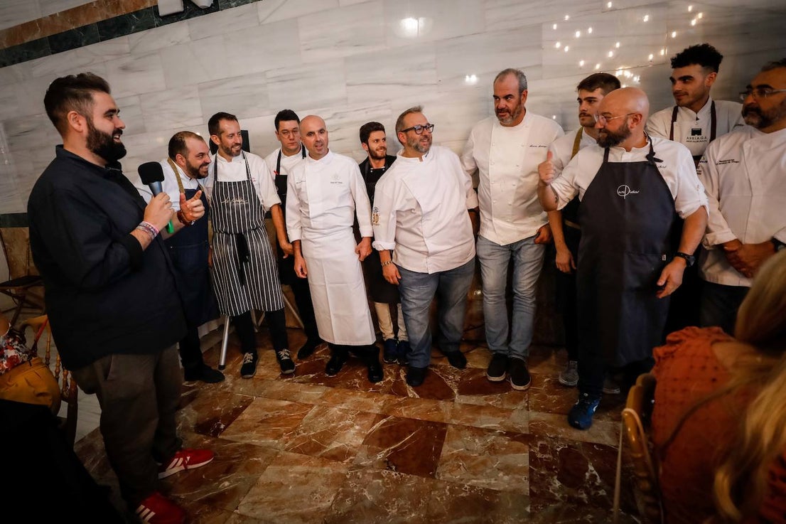 Carme Ruscalleda recibe el premio de Granada Gourmet, un congreso que se ha rendido a su cercanía y sencillez