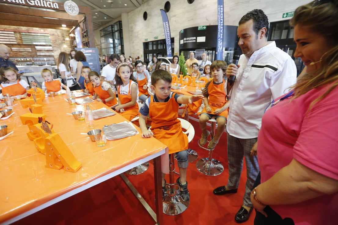 Impulsado por Inagra, y su popular personaje de 'Aceitina', esta cita con los niños se ha convertido en uno de los momentos más entrañables de cada edición de Granada Gourmet