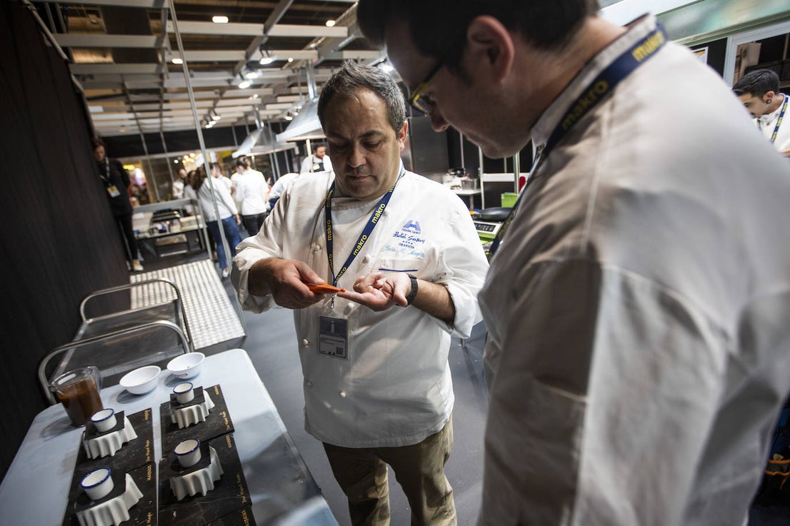 El chef granadino ha quedado segundo clasificado en el XVI Concurso Nacional de Tapas de Madrid Fusión 