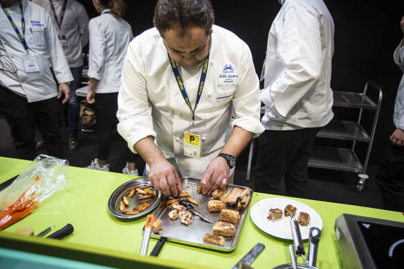 El chef granadino ha quedado segundo clasificado en el XVI Concurso Nacional de Tapas de Madrid Fusión 