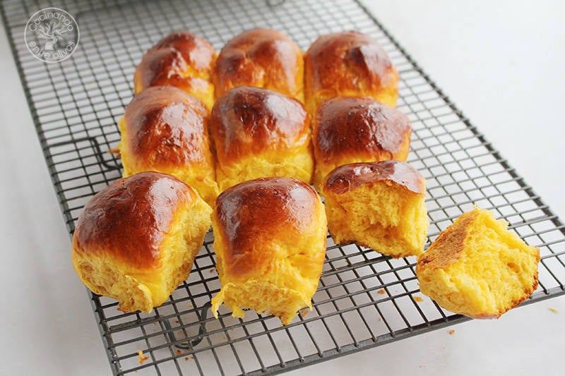 La alternativa a la bollería industrial: bollitos de calabaza y leche condensada