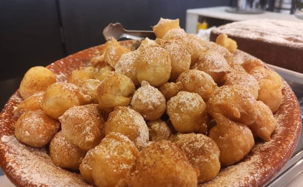 Los buñuelos del restaurante Oleum.