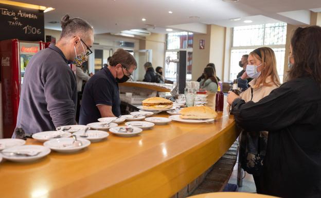 Los bocadillos, muy demandados por el público.