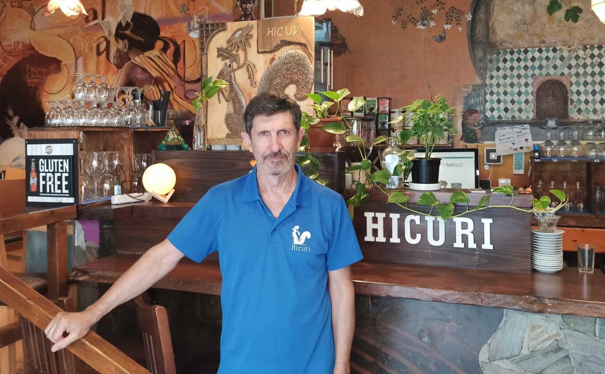 José Antonio en el Restaurante Hicuri de Granada.