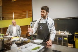 Chechu González, de María de la O, protagonizó una ponencia sobre salsas.