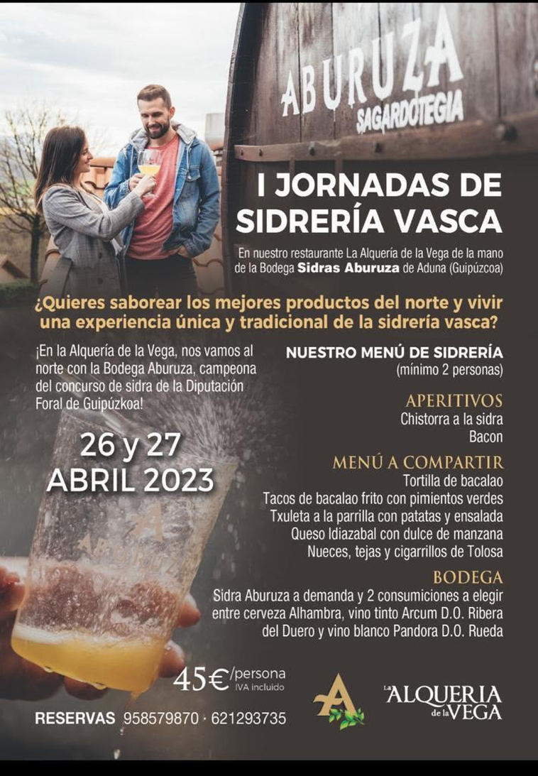 Dos días para probar la mejor sidra del País Vasco en Granada