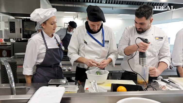 Una alhambra con Francisco Tamarit,en la Escuela de Hostelería la Inmaculada