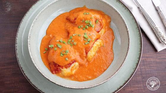 Cómo preparar unos pimientos del piquillo rellenos de bacalao