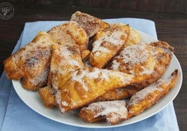 Crujientes y tradicionales Orejas de Carnaval